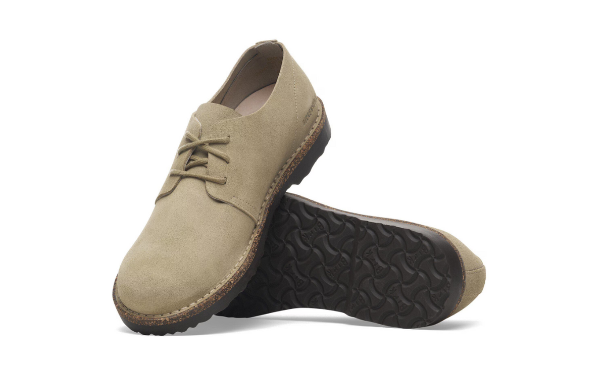 Birkenstock Uppsala Low Faded Suede Leather - Khaki, Regular