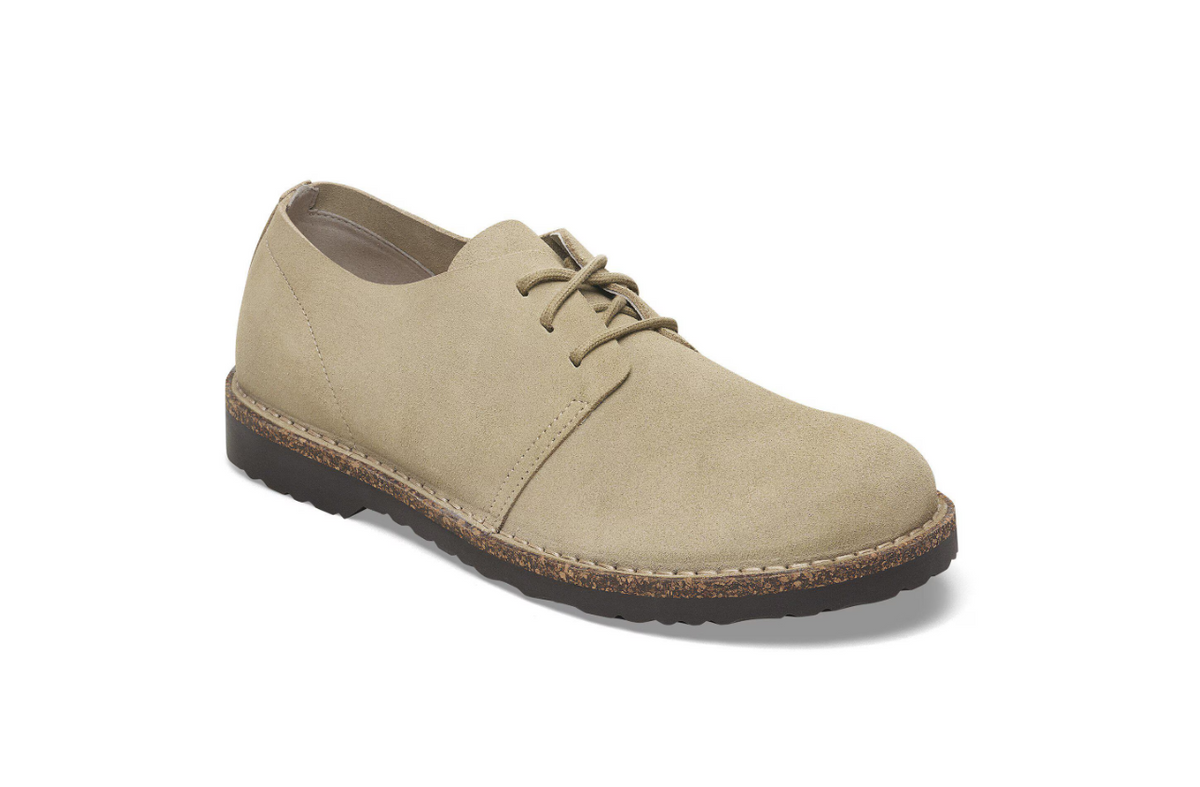 Birkenstock Uppsala Low Faded Suede Leather - Khaki, Regular