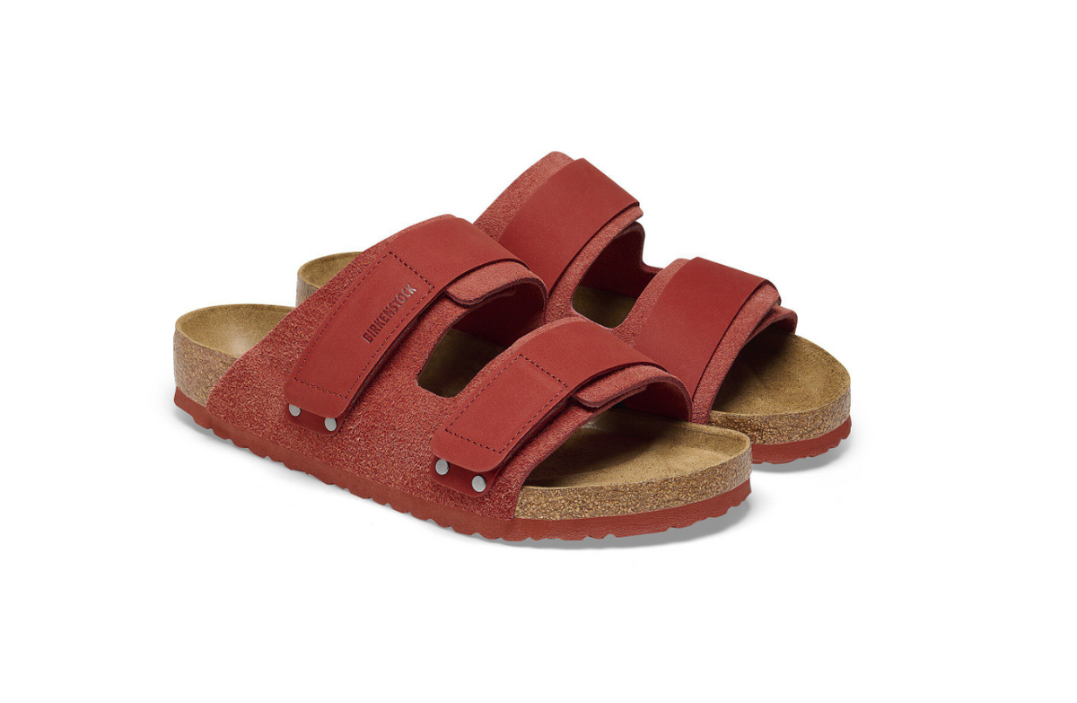 Birkenstock Uji Nubuck Leather/Suede Sienna Red  Narrow