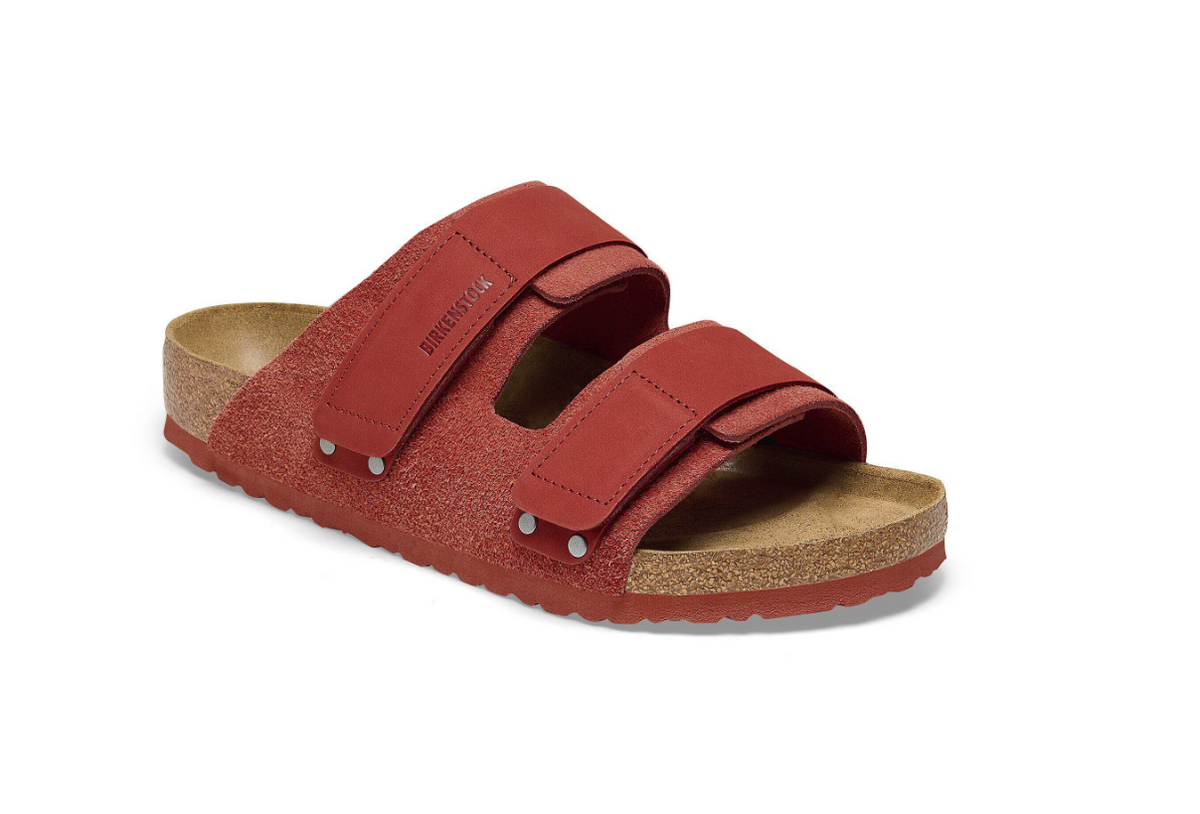 Birkenstock Uji Nubuck Leather/Suede Sienna Red  Narrow
