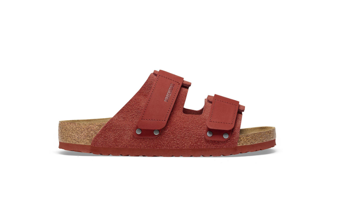 Birkenstock Uji Nubuck Leather/Suede Sienna Red  Narrow