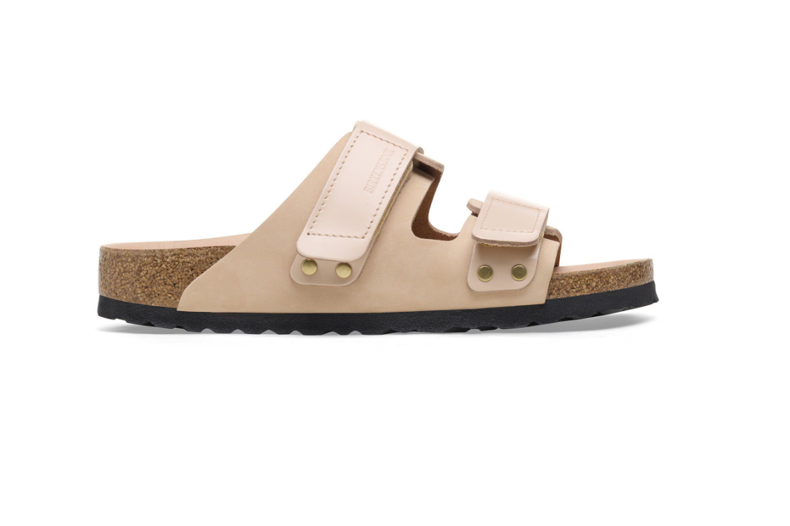 Birkenstock Uji Nubuck Leather Sandals New Beige  Narrow