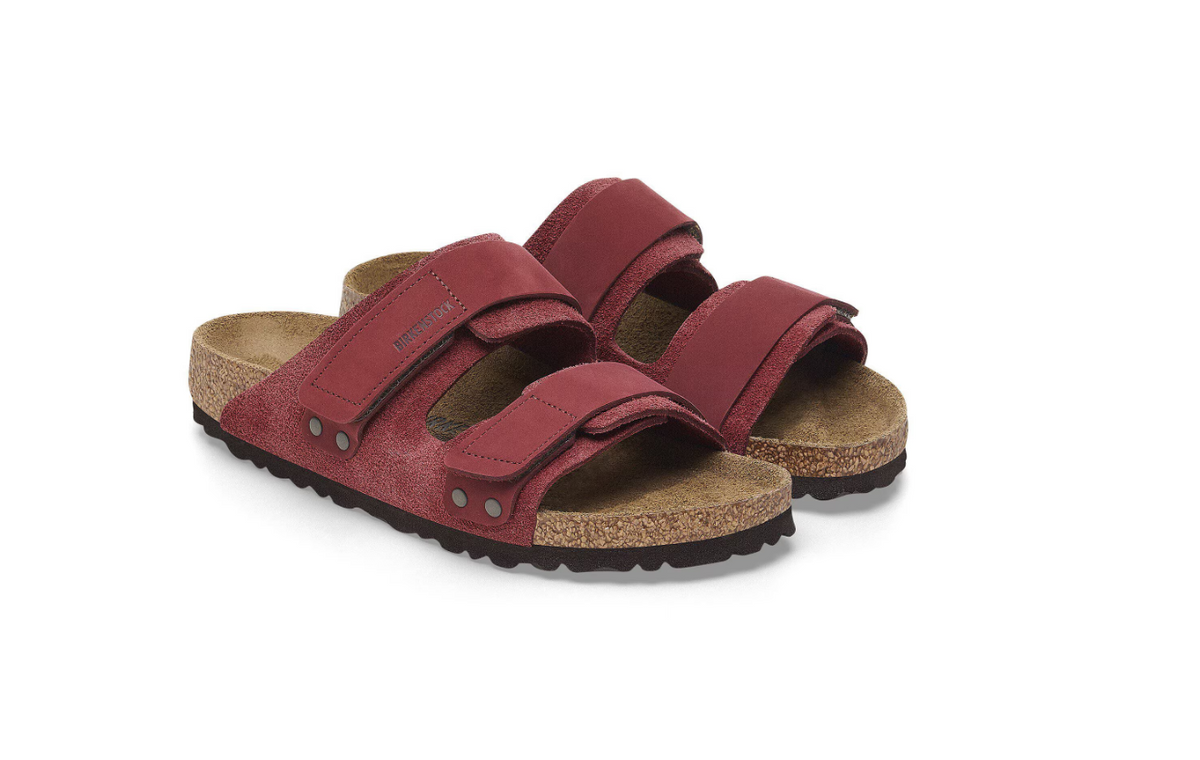 Birkenstock Uji Nubuck-Suede Leather - Zinfandel, Narrow