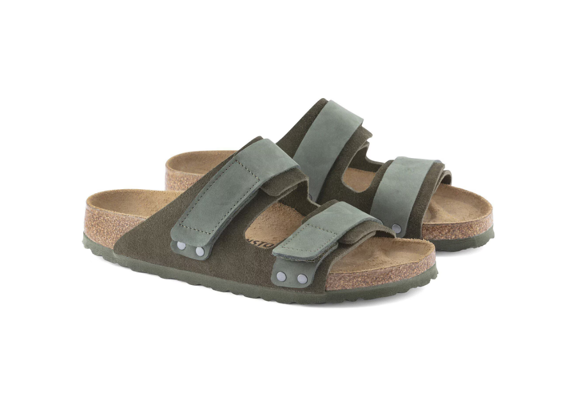 Birkenstock Uji Nubuck-Suede Leather Thyme  Narrow