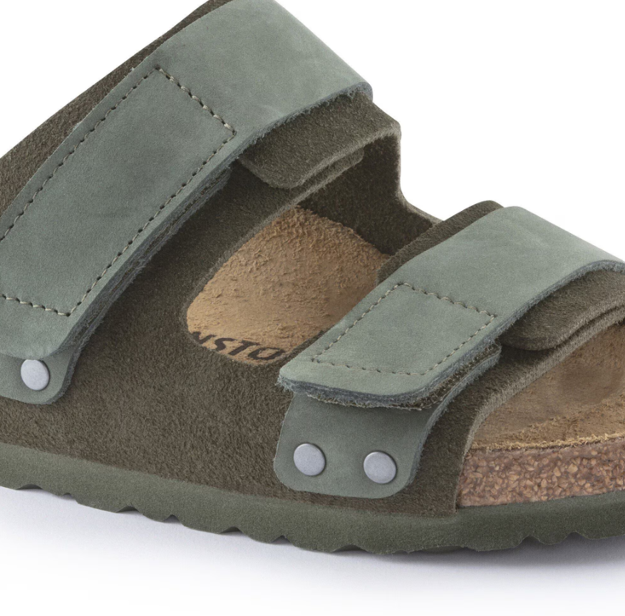 Birkenstock Uji Nubuck-Suede Leather Thyme  Narrow