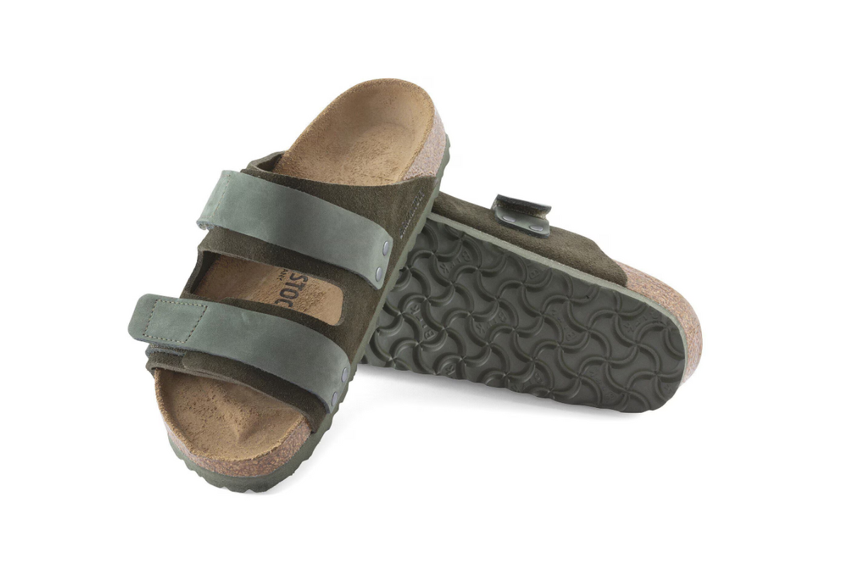 Birkenstock Uji Nubuck-Suede Leather Thyme Regular