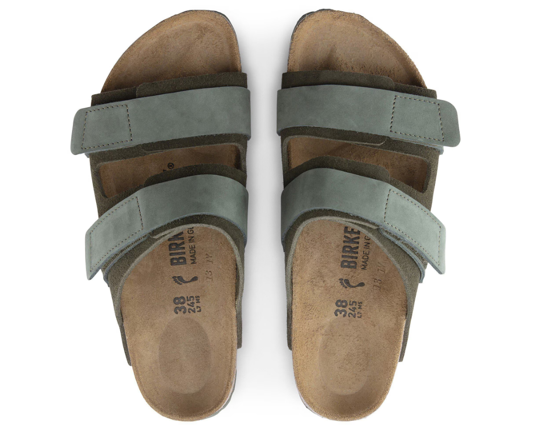 Birkenstock Uji Nubuck-Suede Leather Thyme Regular