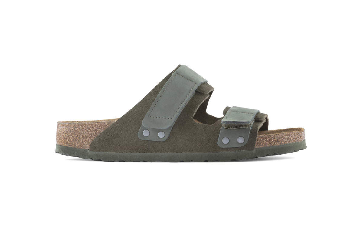 Birkenstock Uji Nubuck-Suede Leather Thyme Regular