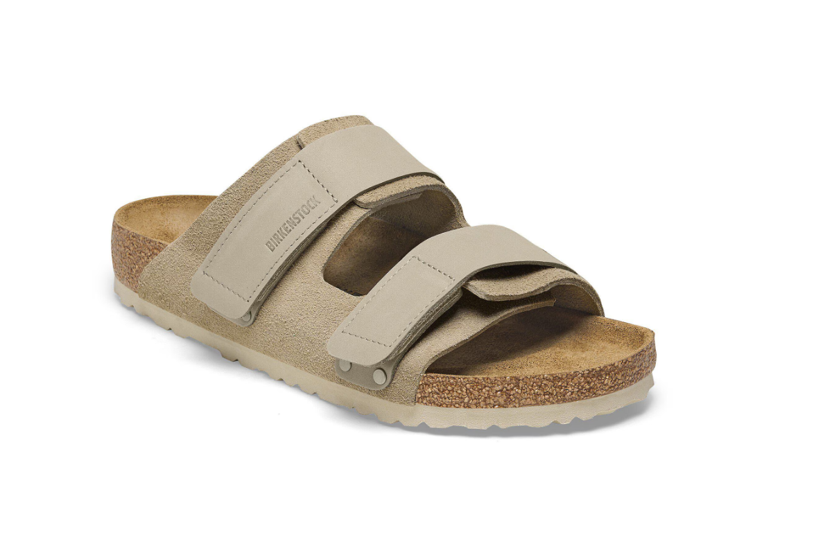 Birkenstock Uji Nubuck Leather/Suede - Taupe, Narrow