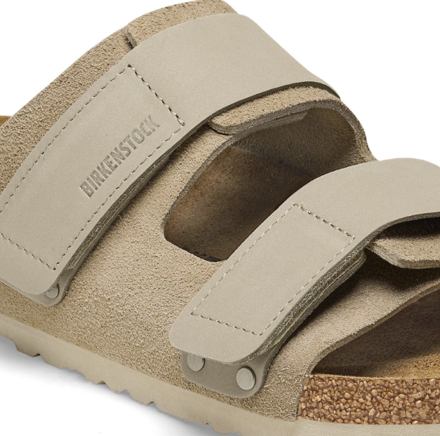 Birkenstock Uji Nubuck Leather/Suede - Taupe, Narrow
