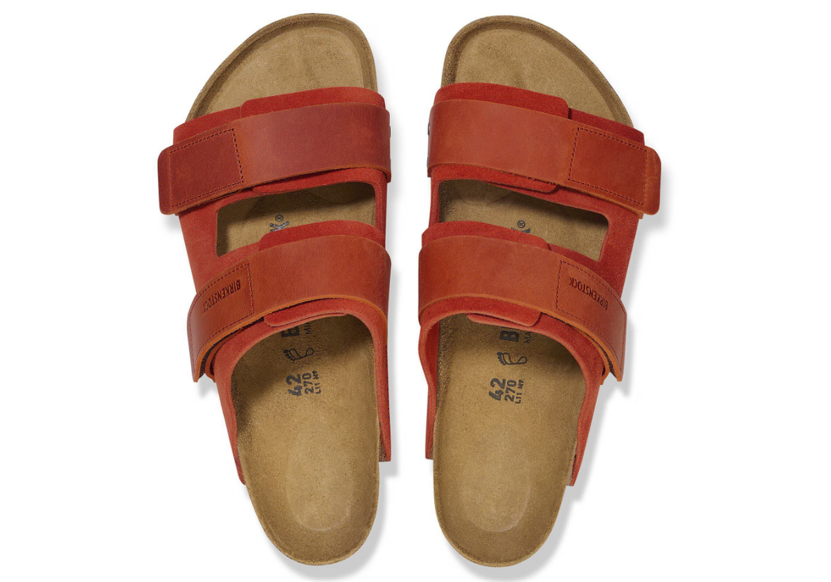 Birkenstock Uji Nubuck-Suede Leather Rust - Brown, Regular