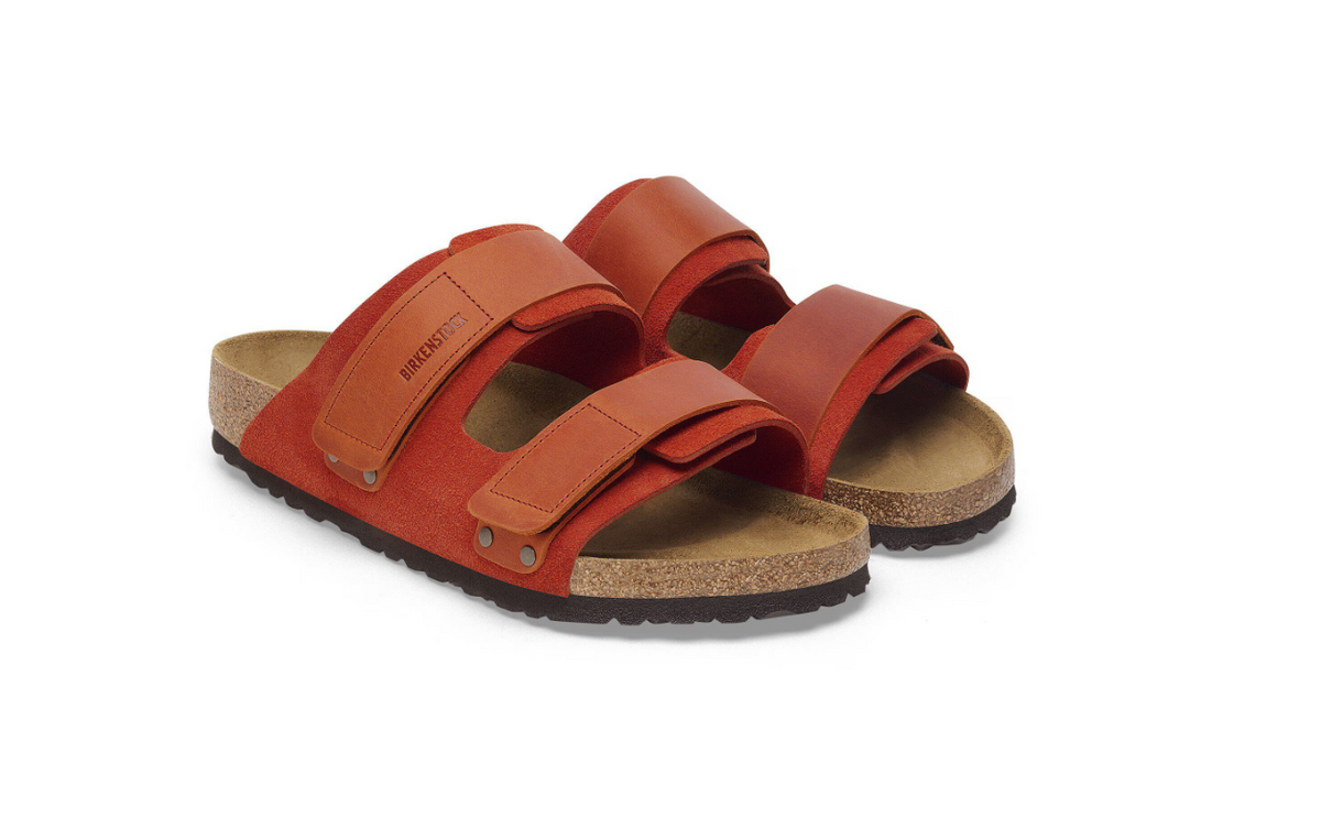 Birkenstock Uji Nubuck-Suede Leather Rust - Brown, Regular
