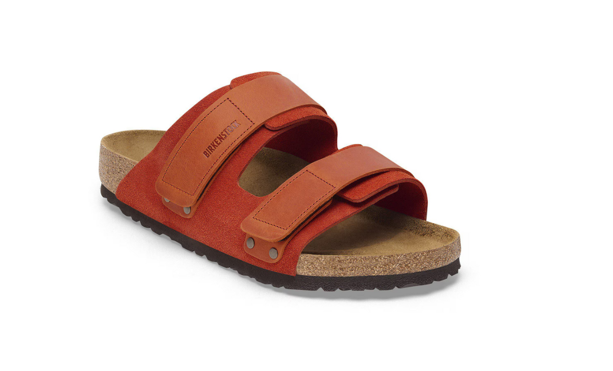Birkenstock Uji Nubuck-Suede Leather Rust - Brown, Regular