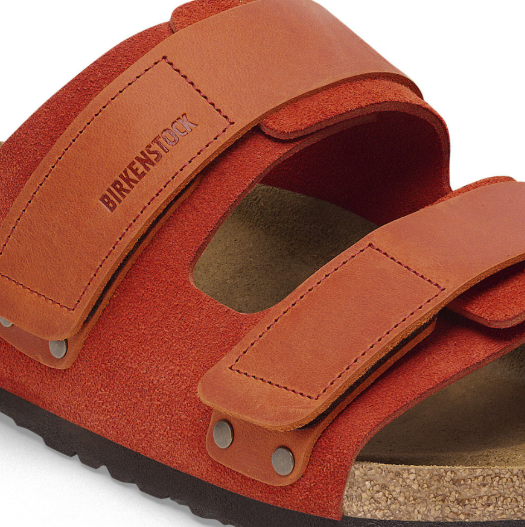 Birkenstock Uji Nubuck-Suede Leather Rust - Brown, Regular