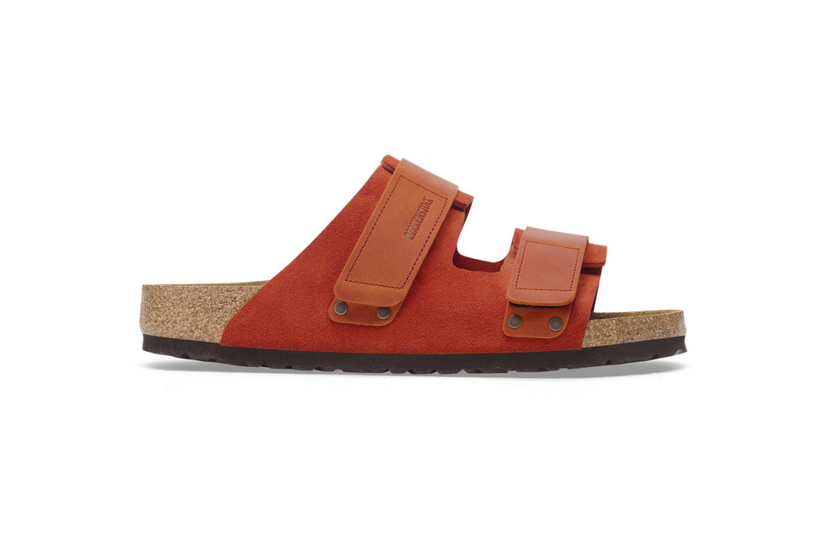 Birkenstock Uji Nubuck-Suede Leather Rust - Brown, Regular