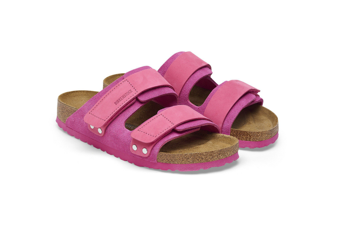 Birkenstock Uji Nubuck-Suede Leather Fuchsia - Tulip, Narrow