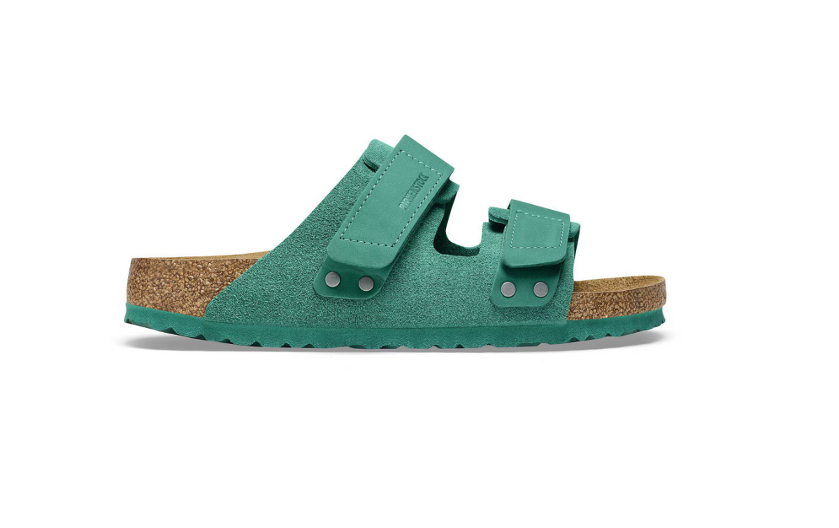 Birkenstock Uji Nubuck Leather/Suede Digital Green Narrow