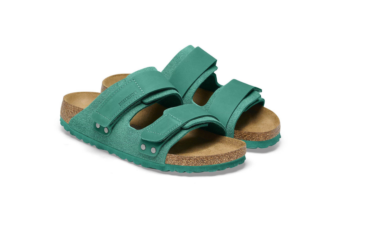 Birkenstock Uji Nubuck Leather/Suede Digital Green Regular