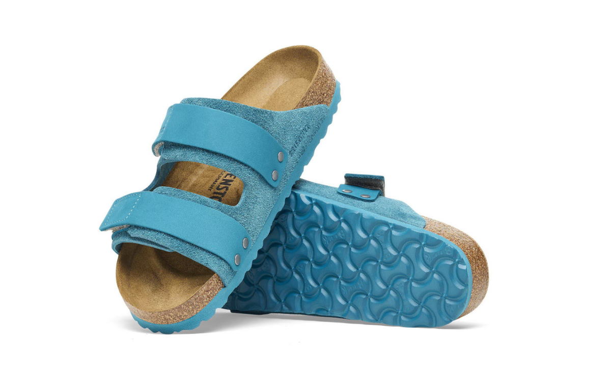 Birkenstock Uji Nubuck Leather/Suede Deep Turquoise  Regular