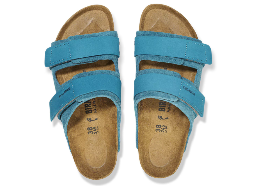 Birkenstock Uji Nubuck Leather/Suede Deep Turquoise  Regular