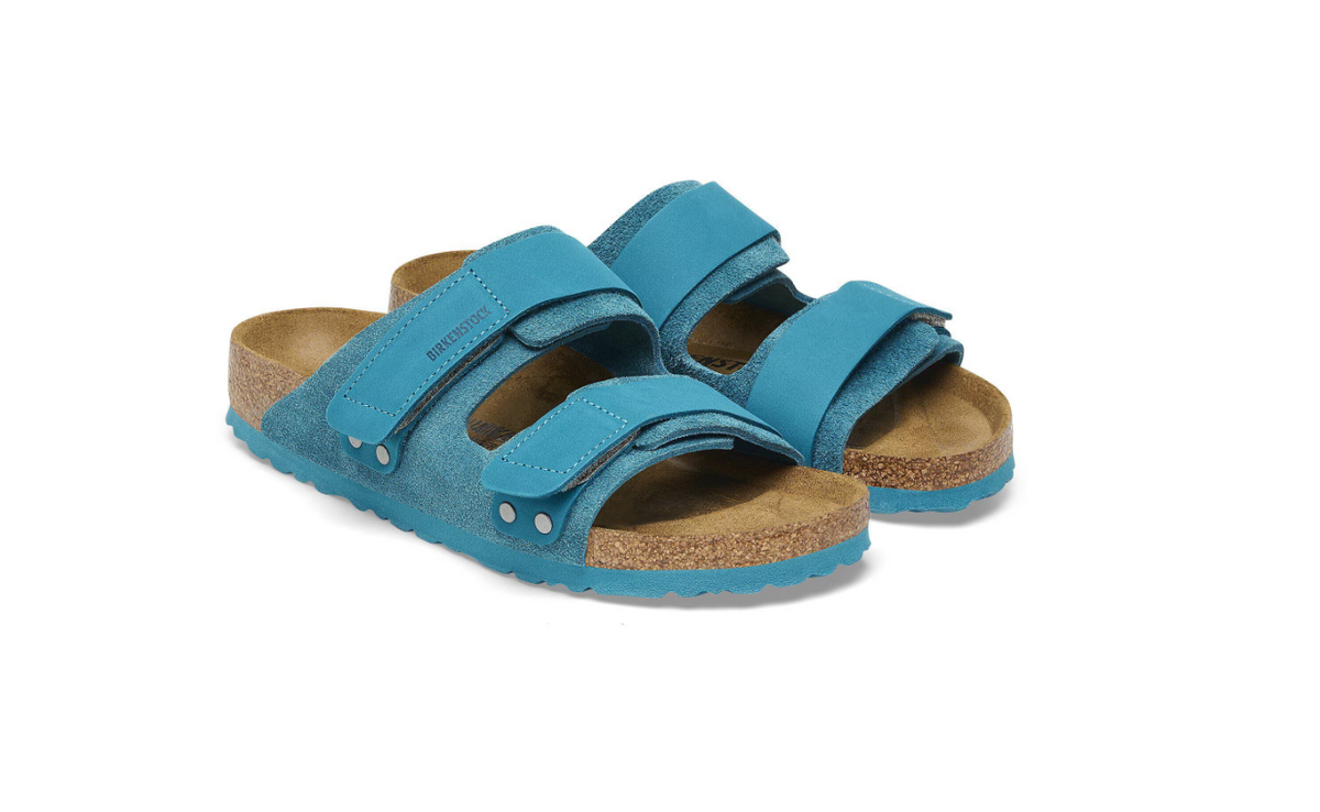 Birkenstock Uji Nubuck Leather/Suede Deep Turquoise  Regular