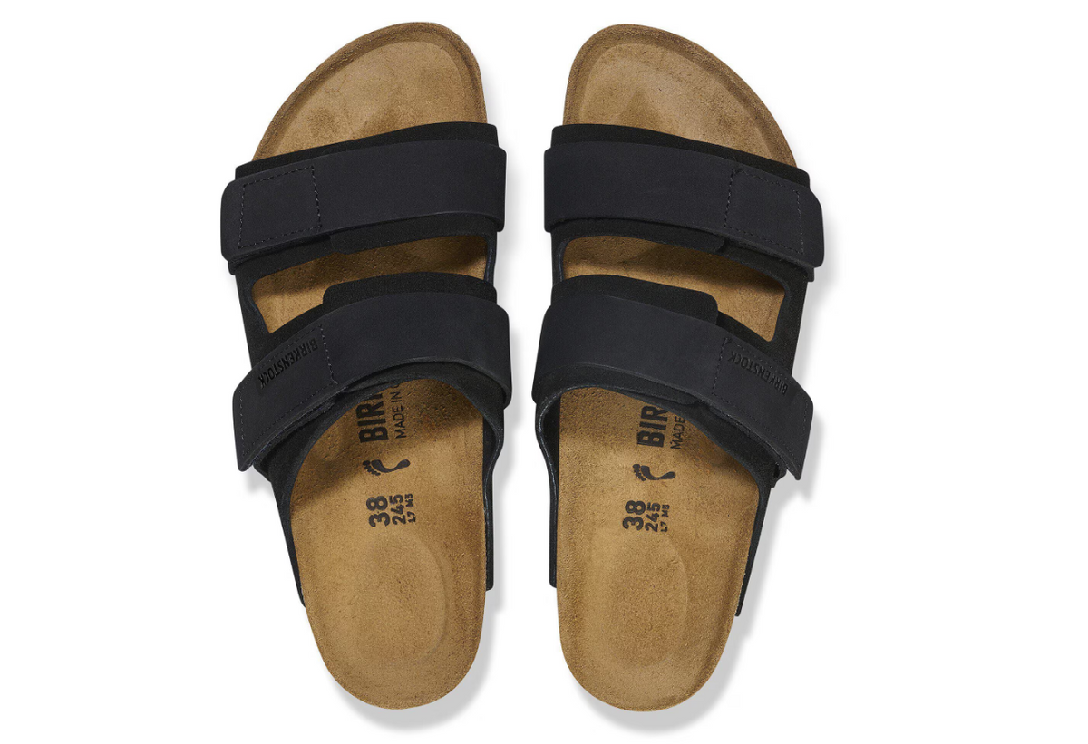 Birkenstock Uji Nubuck Leather/Suede Black  Narrow