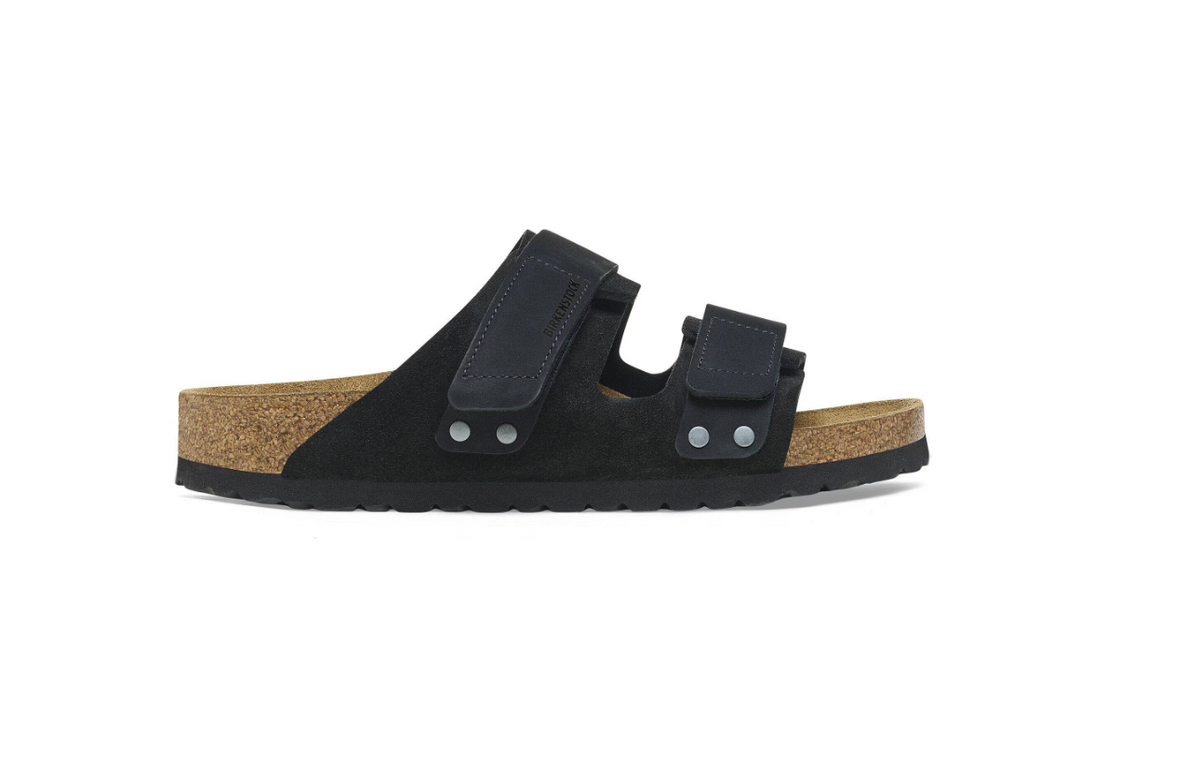 Birkenstock Uji Nubuck Leather/Suede Black  Narrow