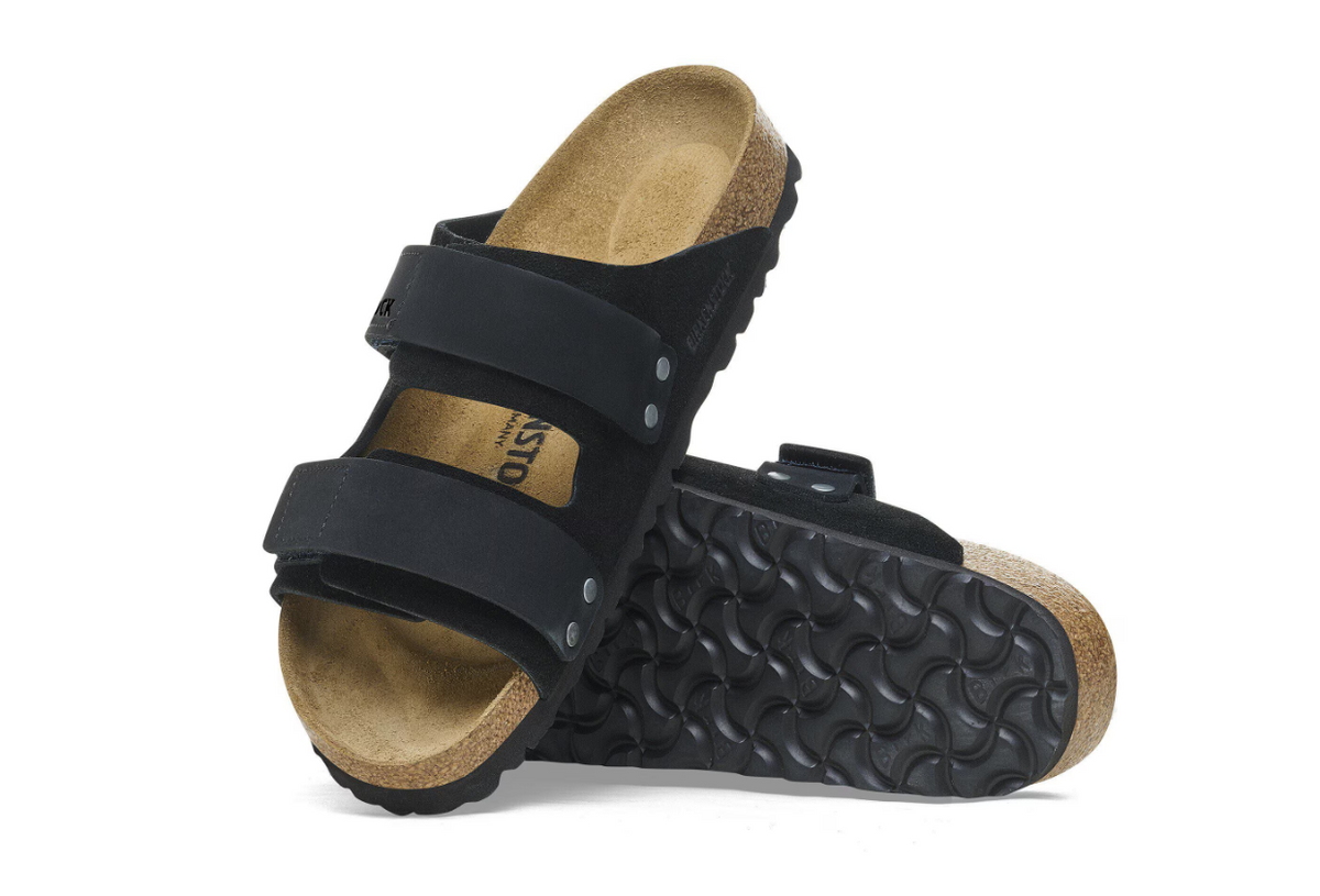 Birkenstock Uji Nubuck Leather/Suede Black  Regular