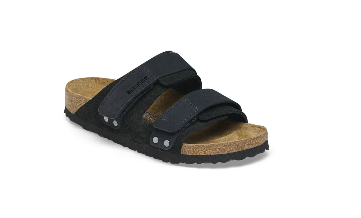 Birkenstock Uji Nubuck Leather/Suede Black  Regular