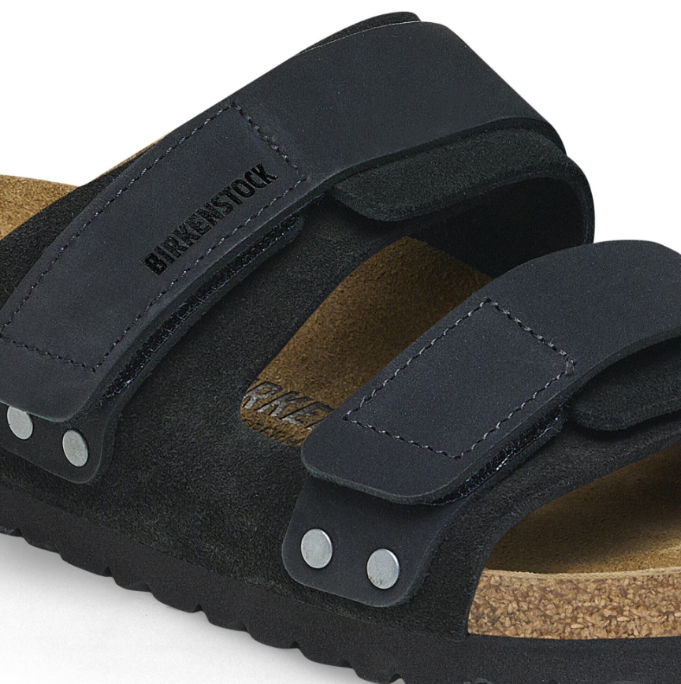 Birkenstock Uji Nubuck Leather/Suede Black  Regular