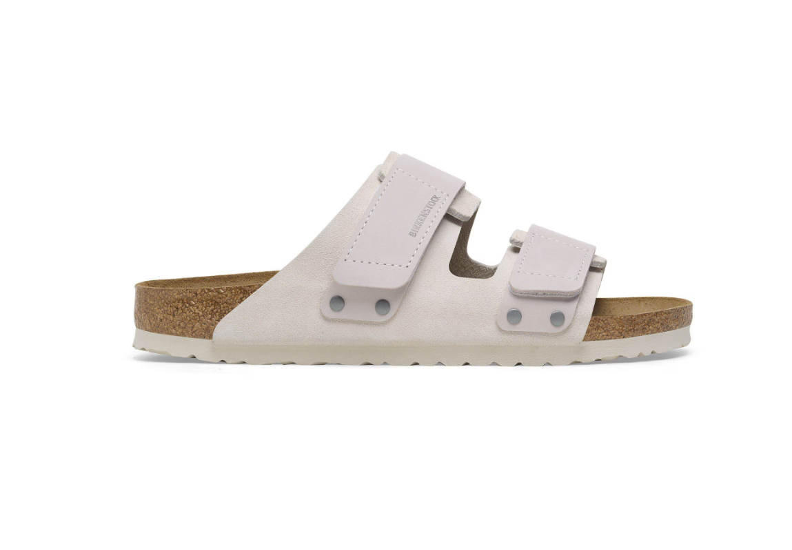 Birkenstock Uji Nubuck Antique Leather/Suede - White, Regular