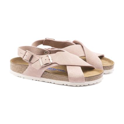 Birkenstock Tulum Soft Footbed Suede Leather Light Rose Narrow
