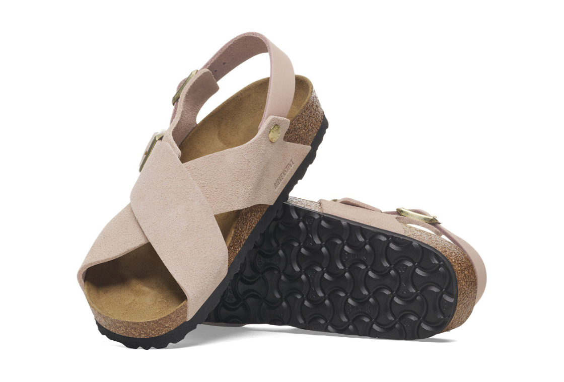Birkenstock Tulum II Nubuck Leather/Suede - Light Rose, Narrow