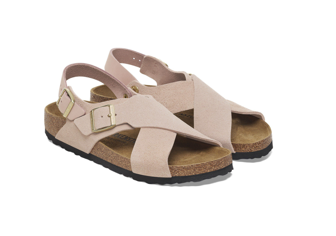 Birkenstock Tulum II Nubuck Leather/Suede - Light Rose, Narrow