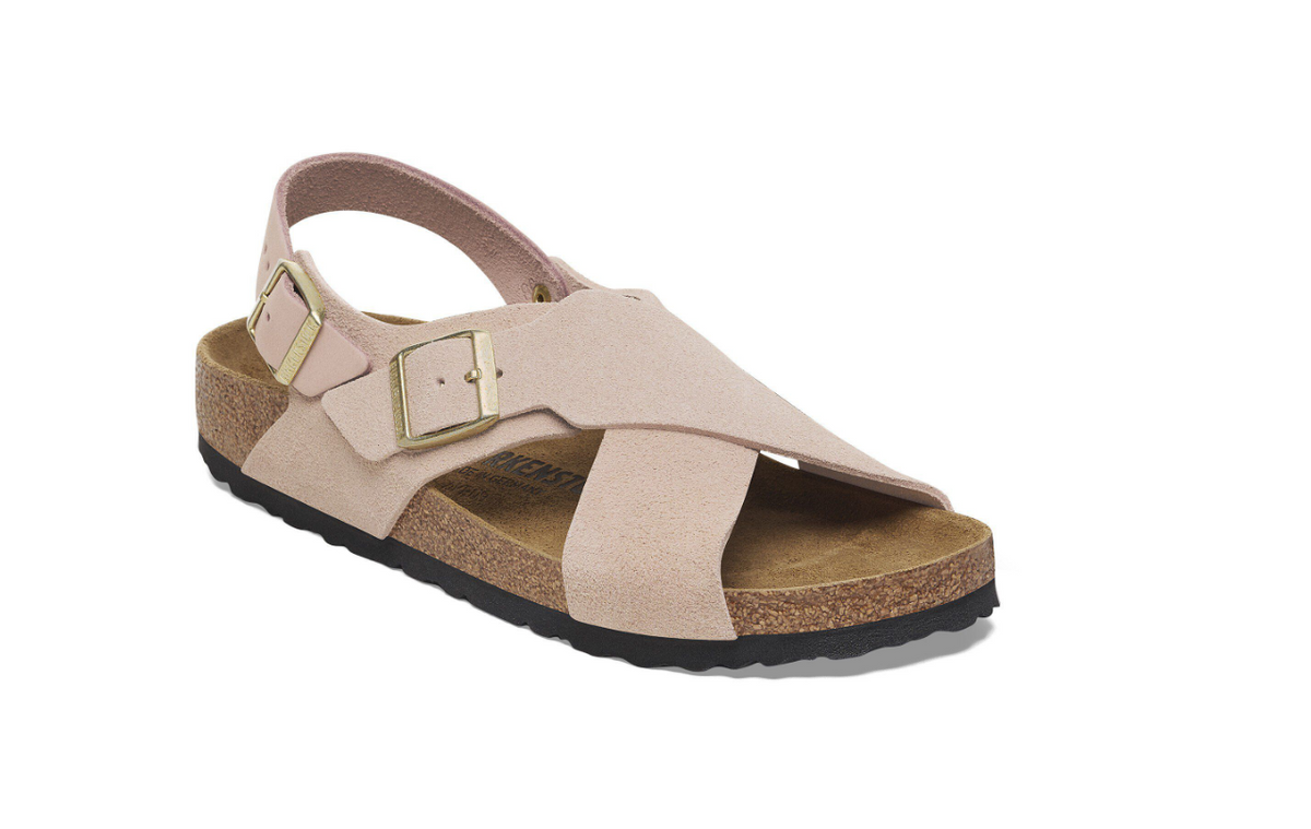 Birkenstock Tulum II Nubuck Leather/Suede - Light Rose, Narrow