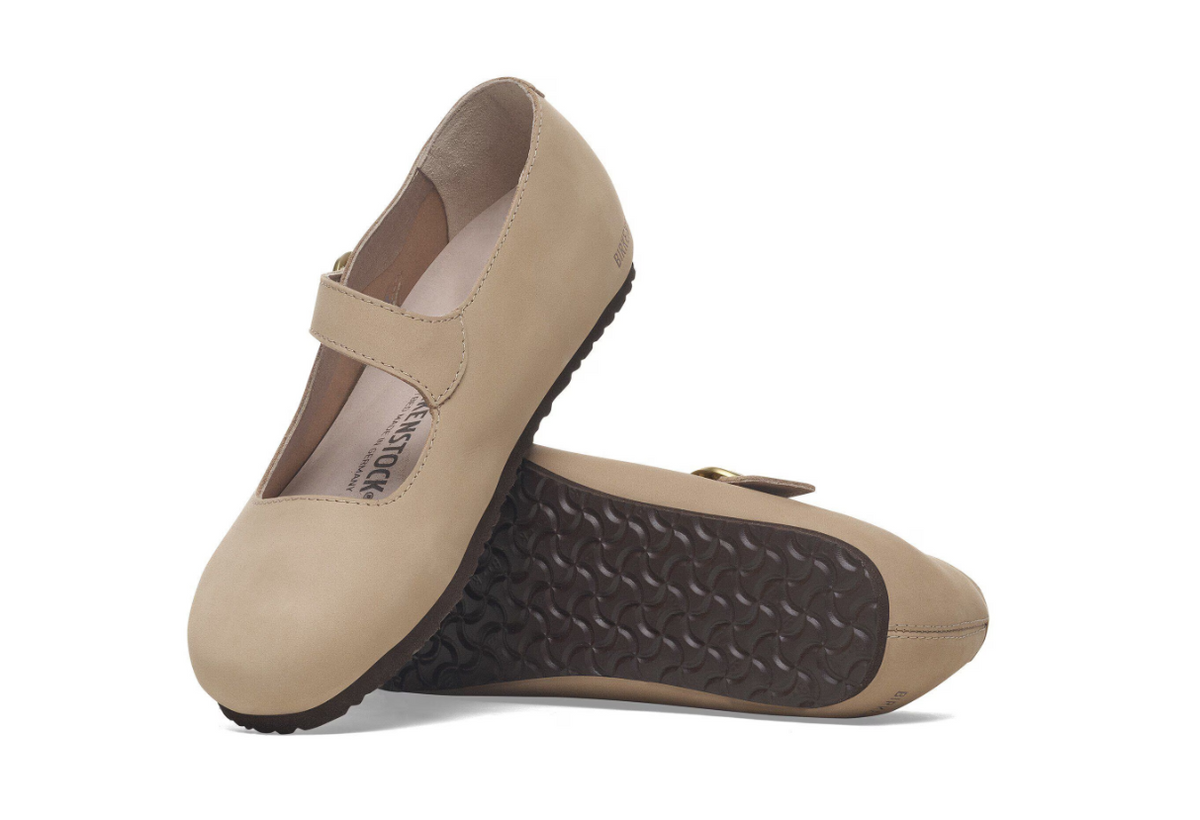 Birkenstock Tracy Nubuck Leather - Sand, Narrow