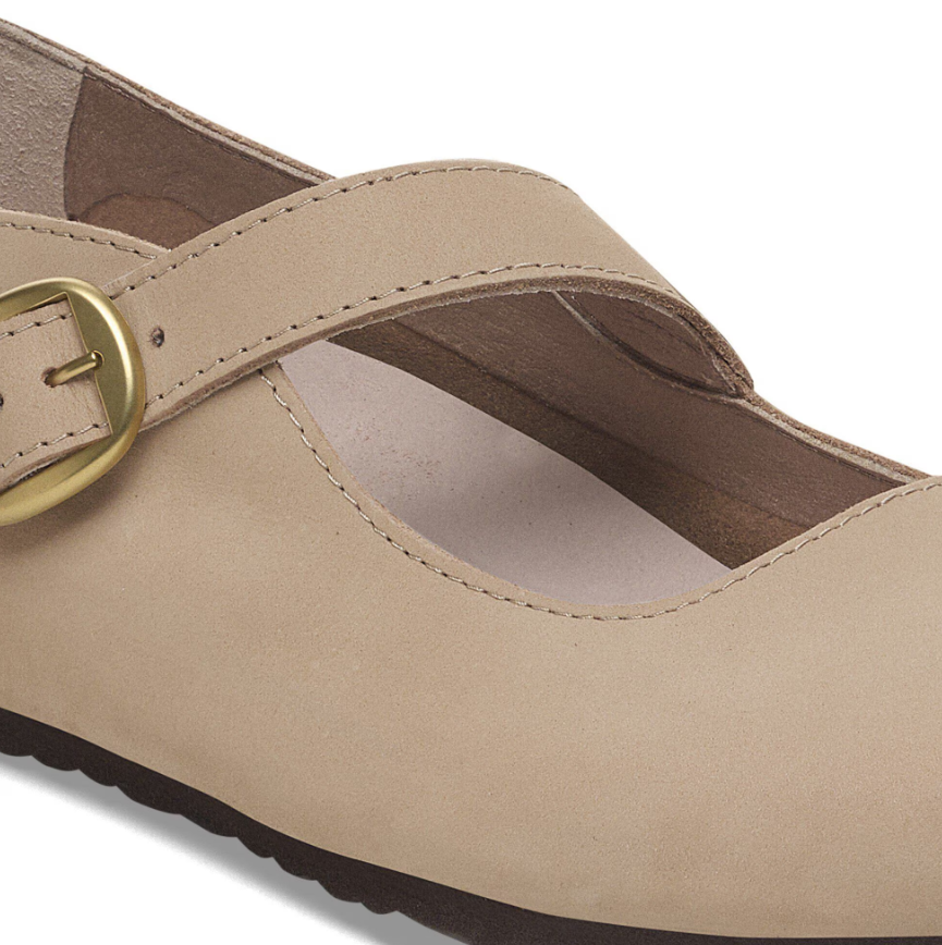 Birkenstock Tracy Nubuck Leather - Sand, Narrow