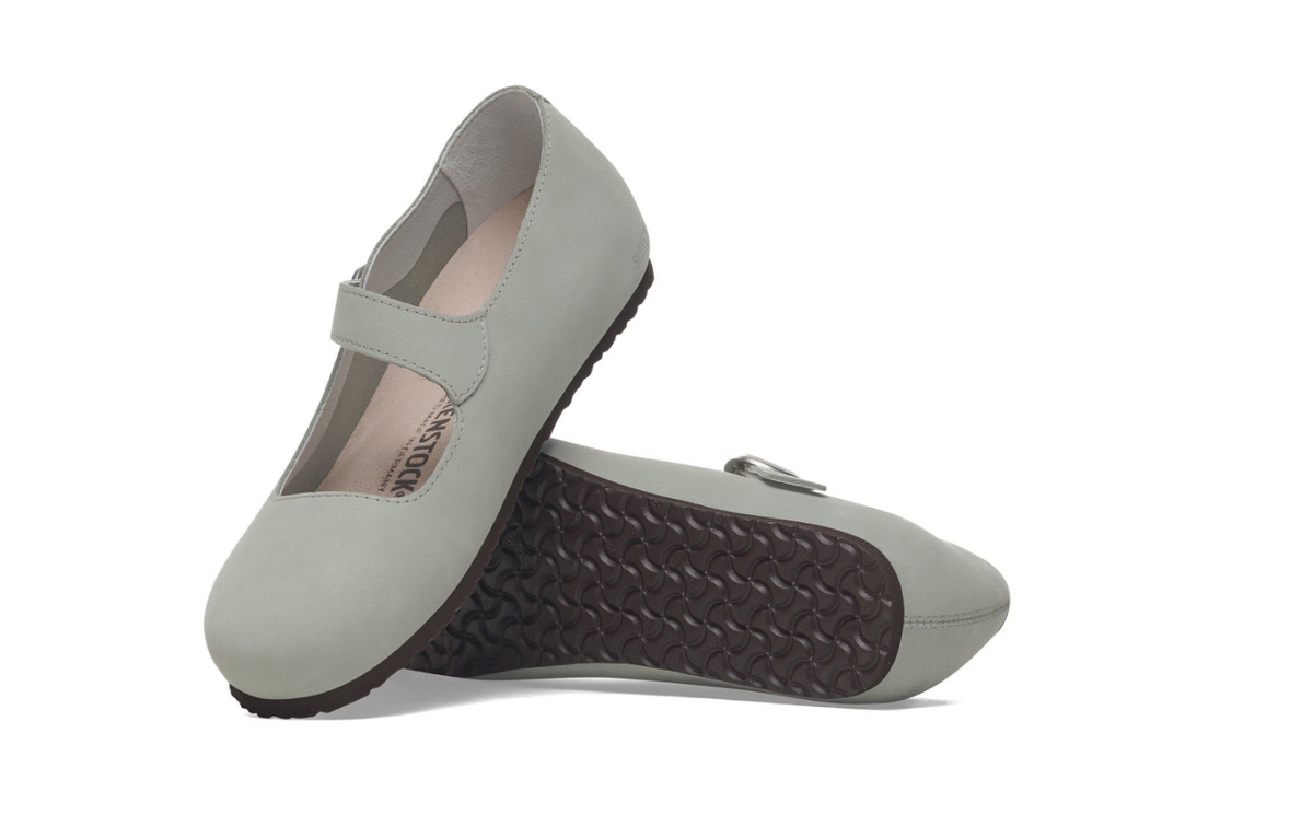 Birkenstock Tracy Nubuck Leather - Pure Sage, Narrow