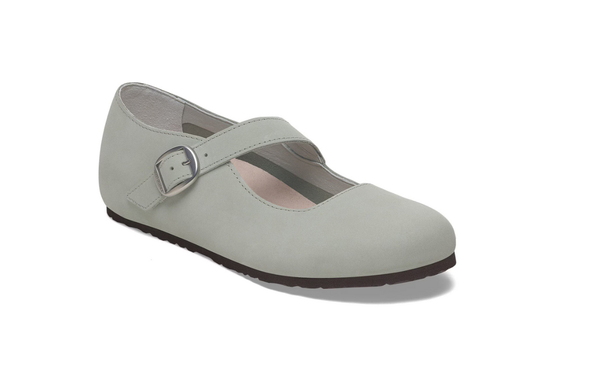 Birkenstock Tracy Nubuck Leather - Pure Sage, Narrow