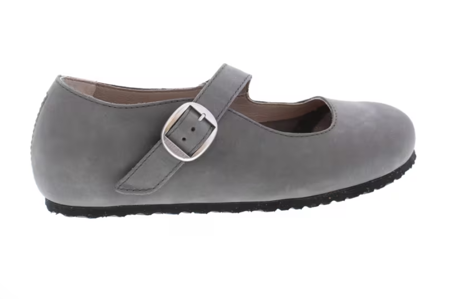 Birkenstock Tracy Nubuck Leather Gray Narrow