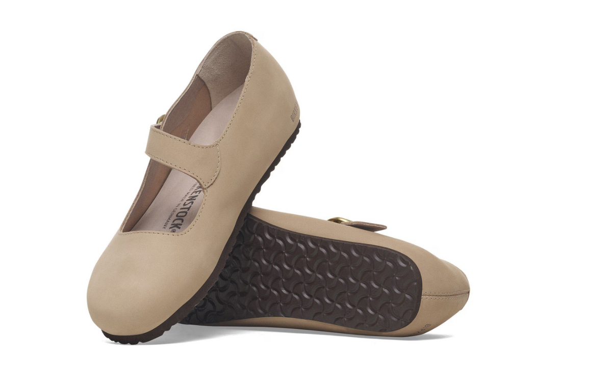 Birkenstock Tracy Nubuck Leather - Sand, Regular