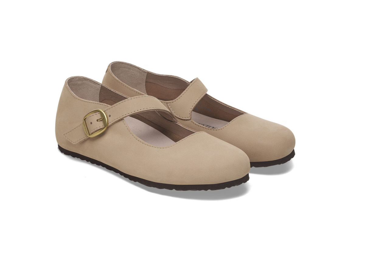 Birkenstock Tracy Nubuck Leather - Sand, Regular