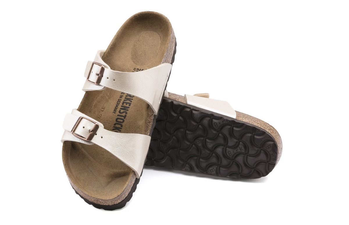 Birkenstock Sydney Birko-Flor Graceful Pearl White Regular