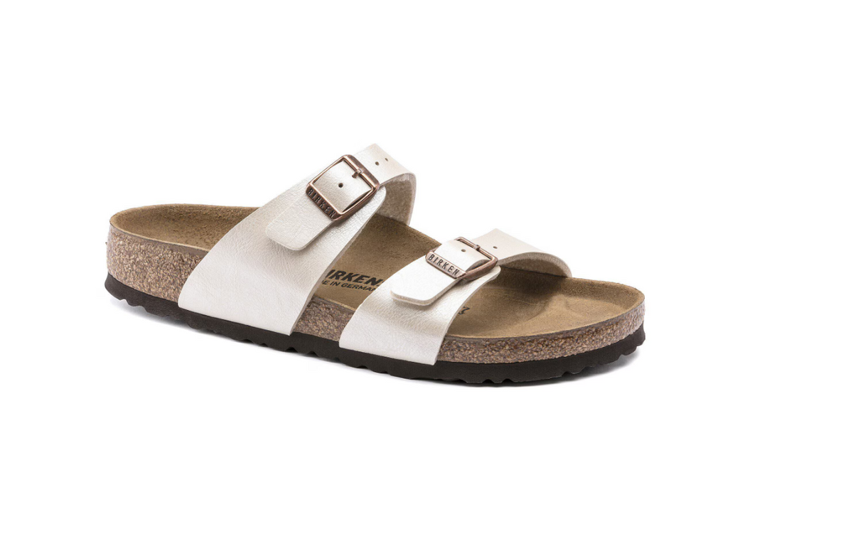 Birkenstock Sydney Birko-Flor Graceful Pearl White Regular