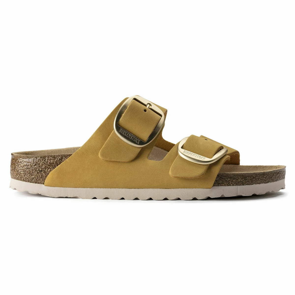 Birkenstock Arizona Big Buckle Nubuck Sandals - Ochre - Narrow