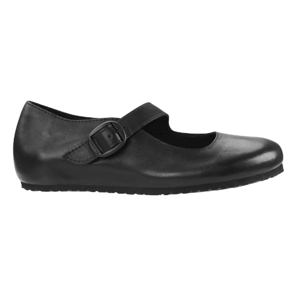 Birkenstock Tracy Natural Leather Black  Regular