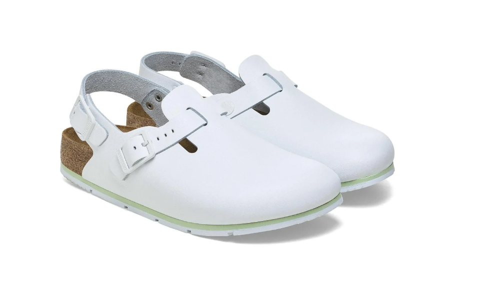 Birkenstock Tokio Super Grip Leather White  Regular