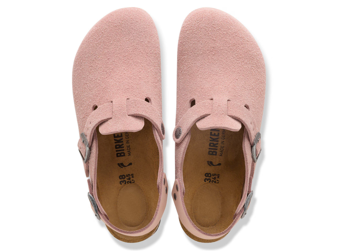 Birkenstock Tokio Suede Leather Pink Clay  Regular