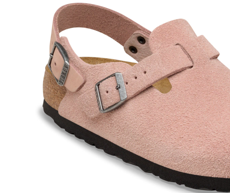 Birkenstock Tokio Suede Leather Pink Clay  Regular