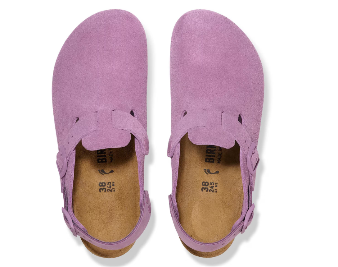 Birkenstock Tokio Suede Leather - Mauve, Narrow